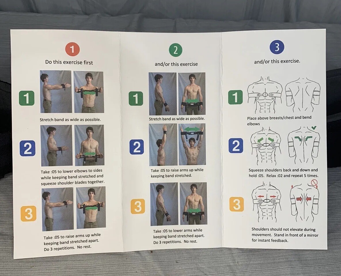 One Size Posture Corrector Neck Clavicle Shoulder Back Strength Exerciser