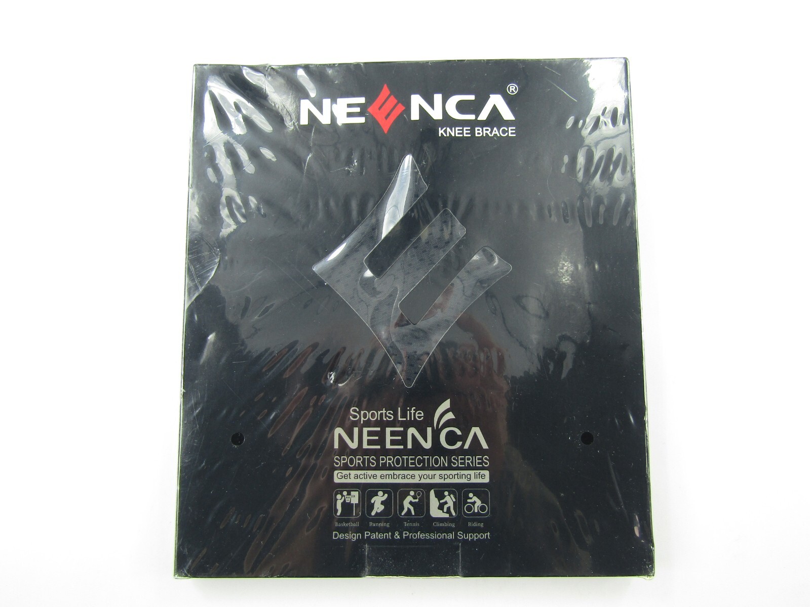 Neenca Knee Brace Size XXL Black Thin Knee Sleeve Sports Protection Series New
