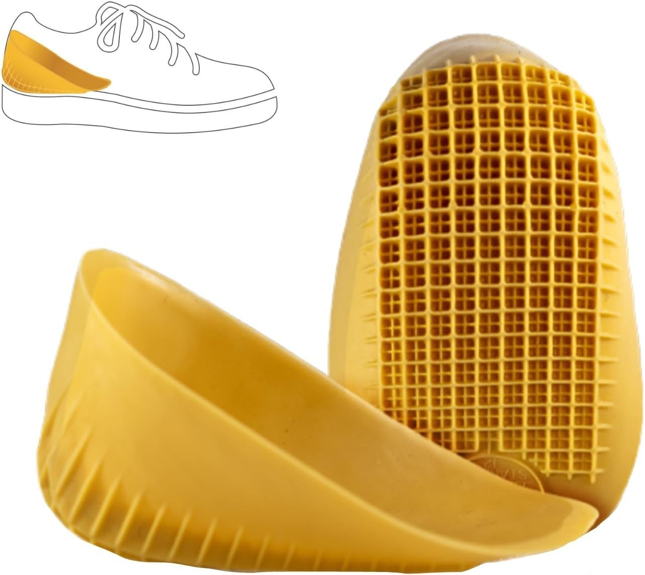 Classic Heel Cups, Cushion Insert for Plantar Fasciitis, Shock Absorption, an…