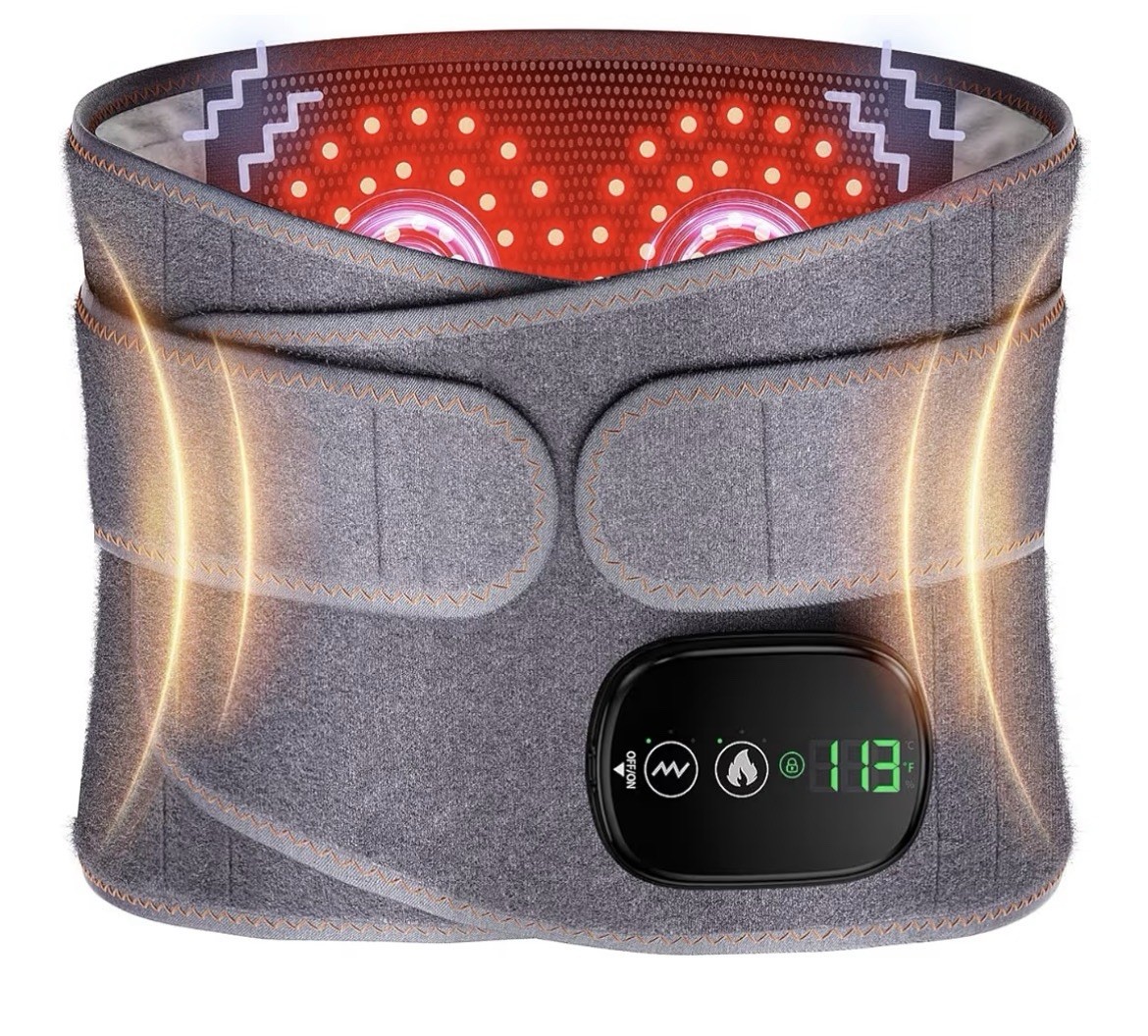 Cordless Electric Heating Waist Massager & Hot Compress Belt, New Unboxed. [P]