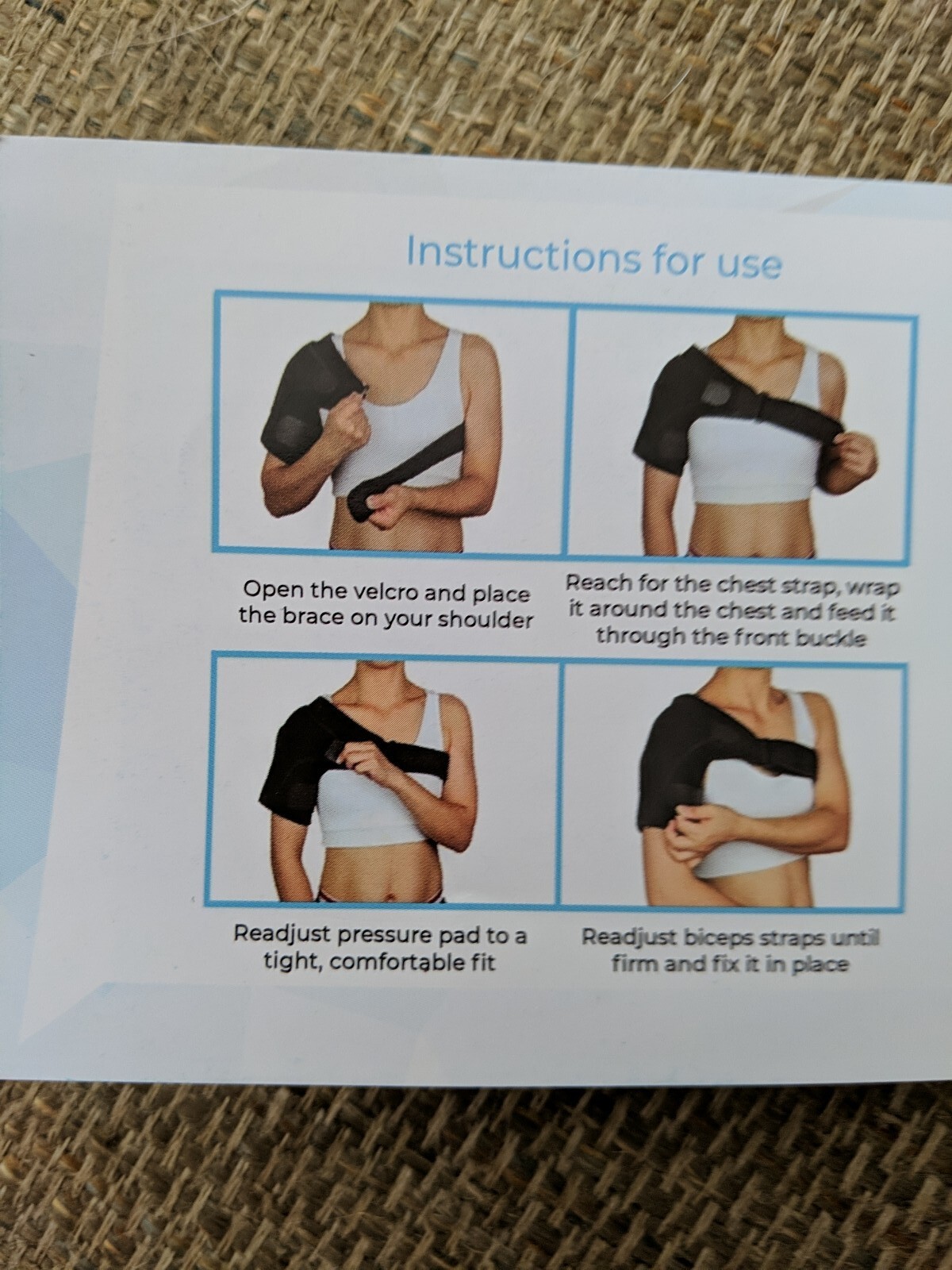 Sixora Shoulder Brace for Men and Women – Adjustable Shoulder Strap Compression