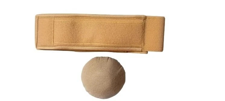 Umbilical Hernia Truss Support Belt for Relief of Abdominal Pain and Pressure, S