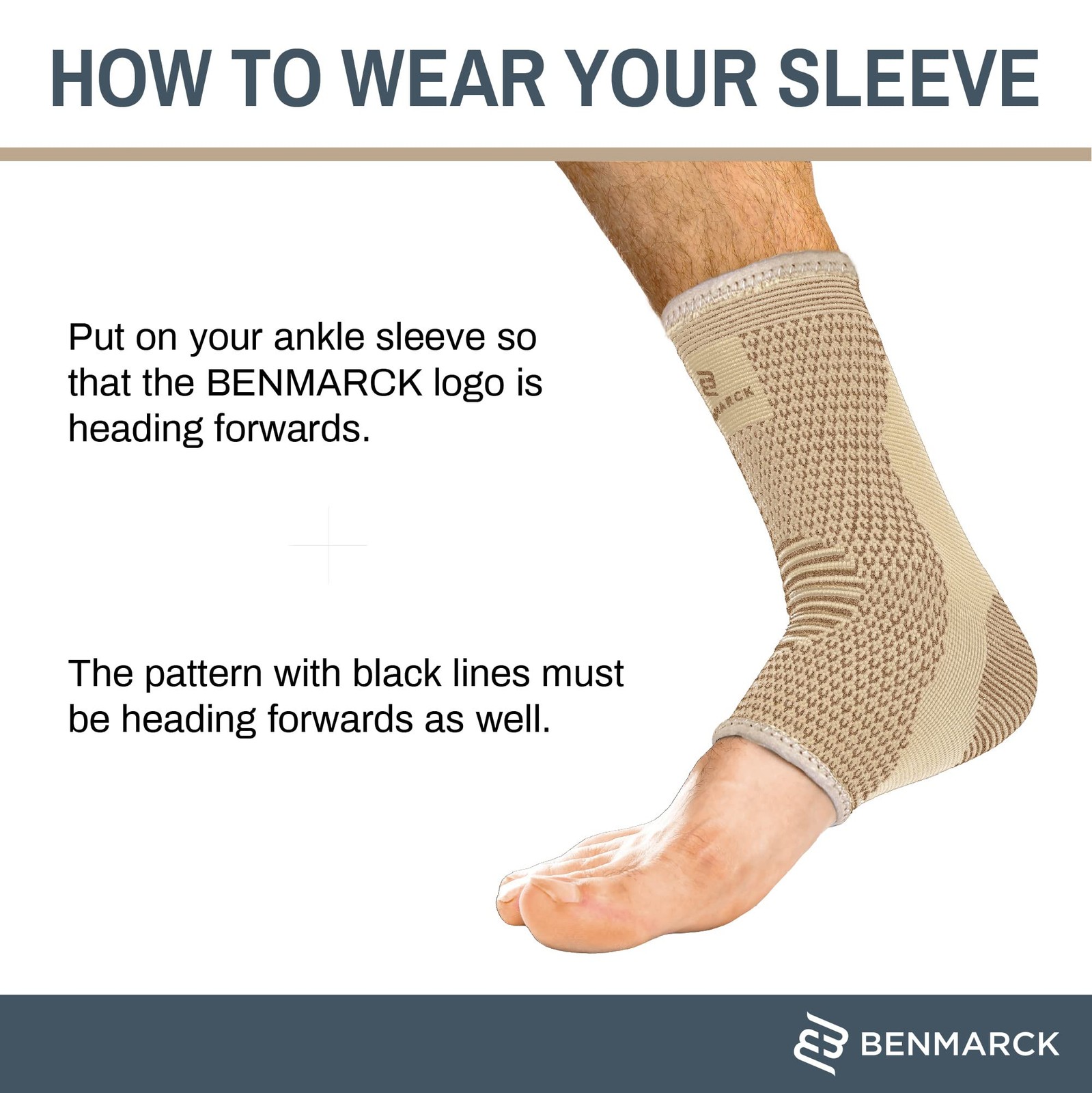Benmarck Natural Beige Unisize Achilles Tendon Brace