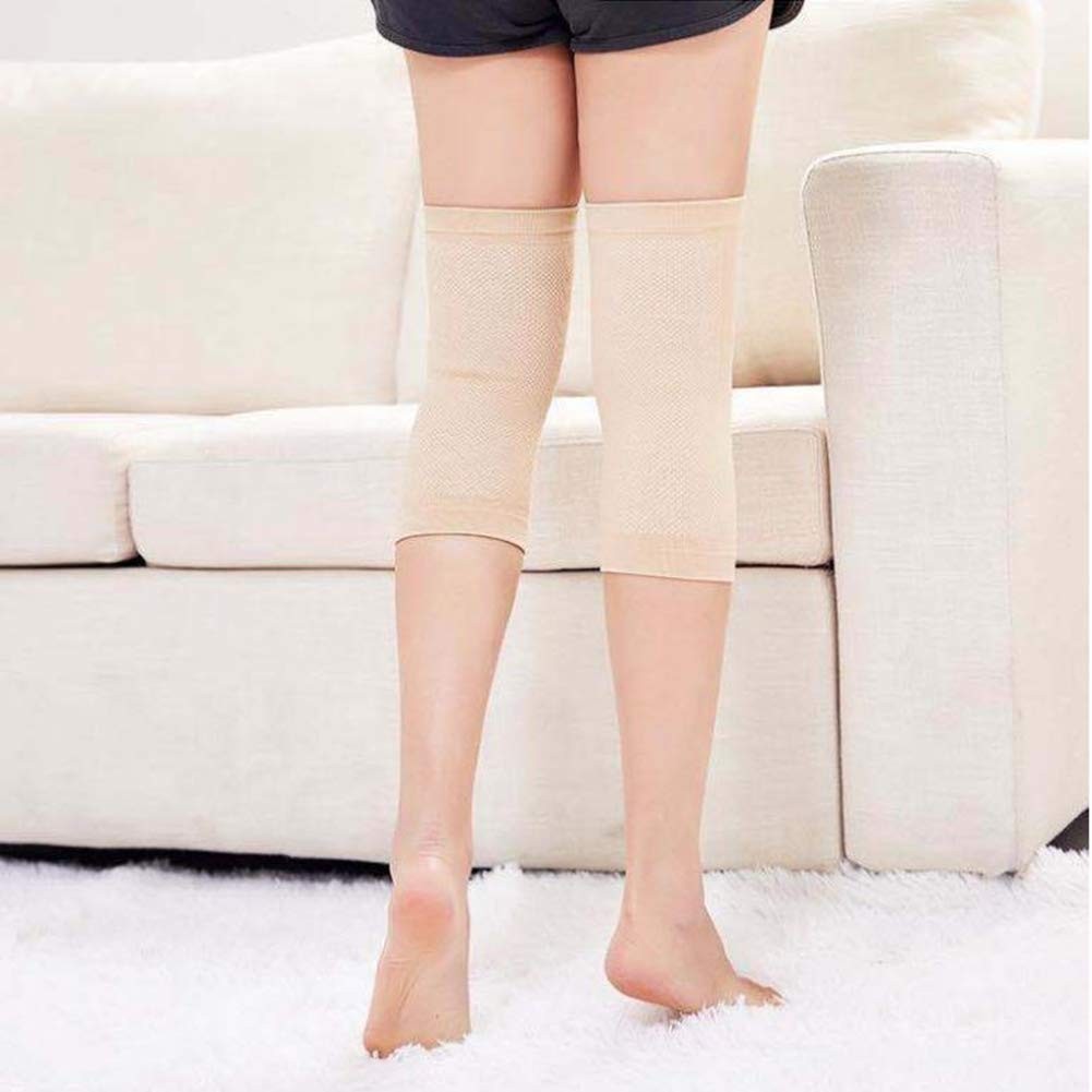 (One Pair) Bamboo Fabric Knee Sleeves for Knee Support, Circulation Improveme…
