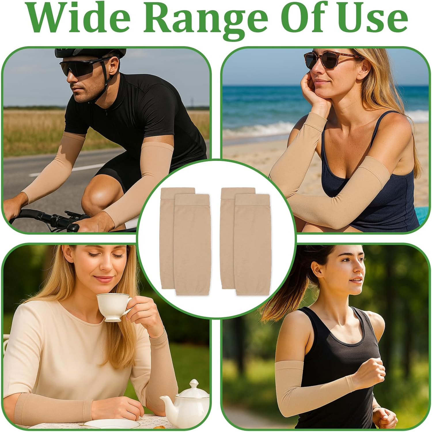 2 Pairs Tattoo Cover Up Sleeve Forearm Sleeves for Women, Forearm Compression…