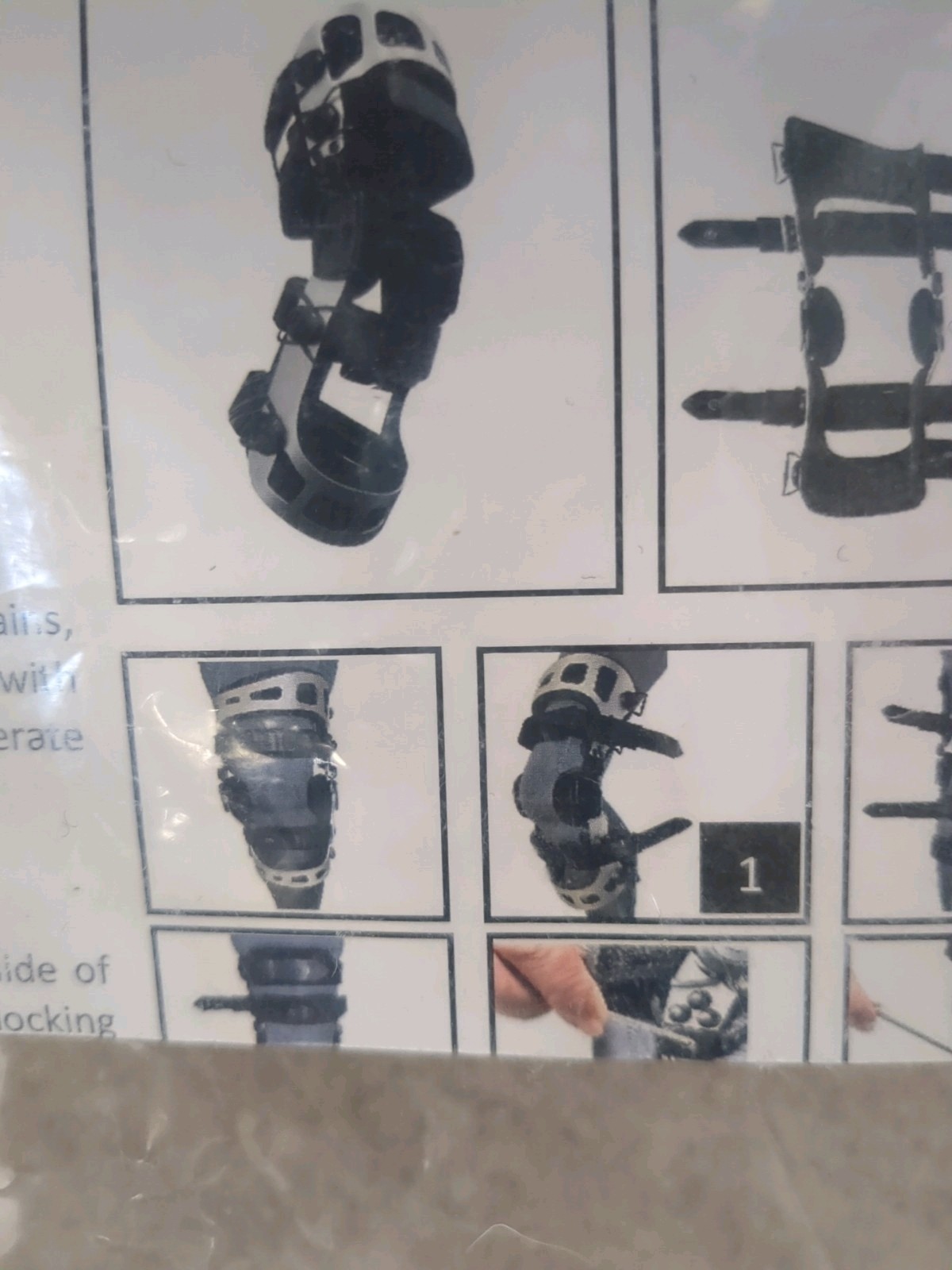 Dr Medical Knee Brace Medium Left Dual OA Reliever KB0104-147R-02