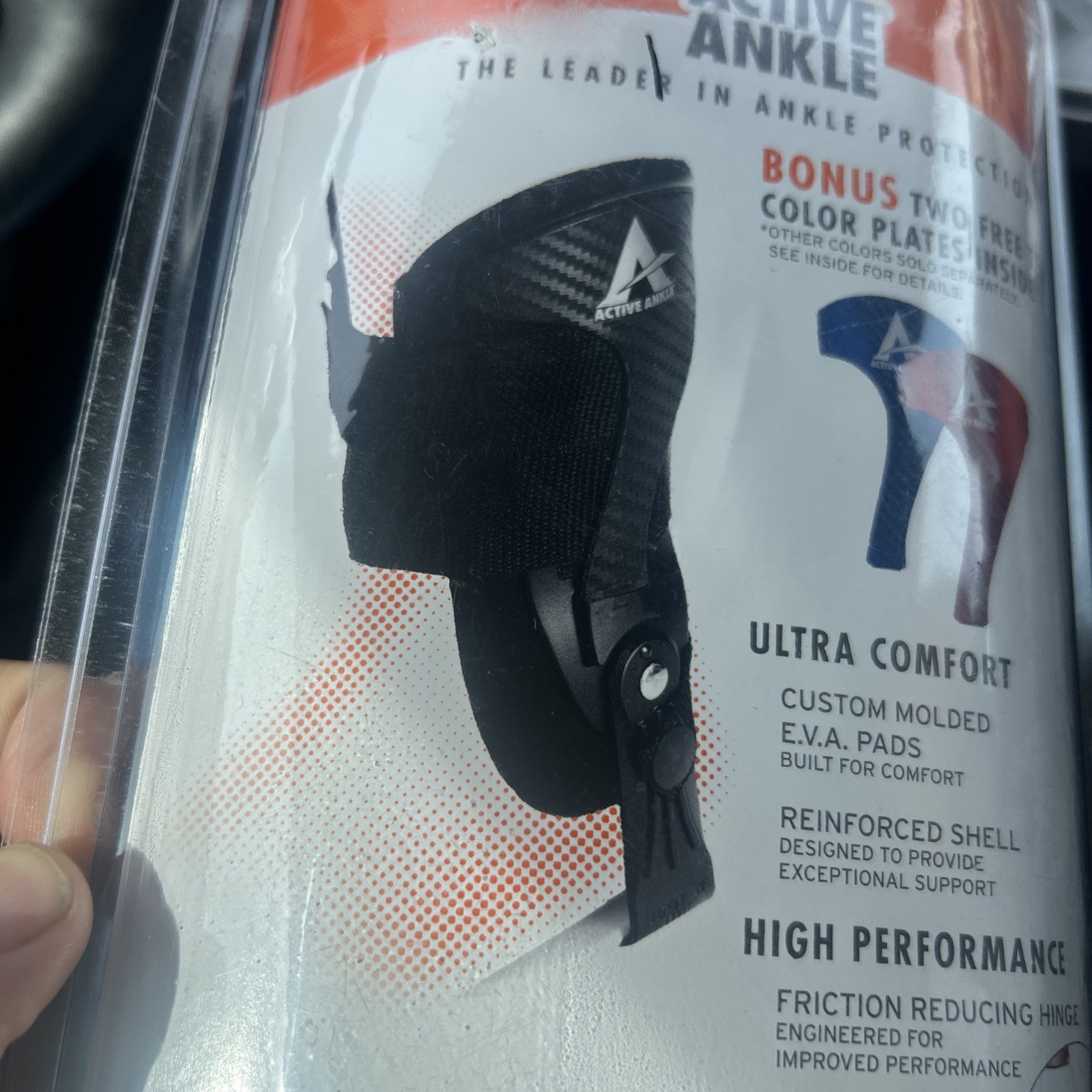 Active Ankle Volt Multi Sport Ankle Brace- Small Black Multisport Rigid
