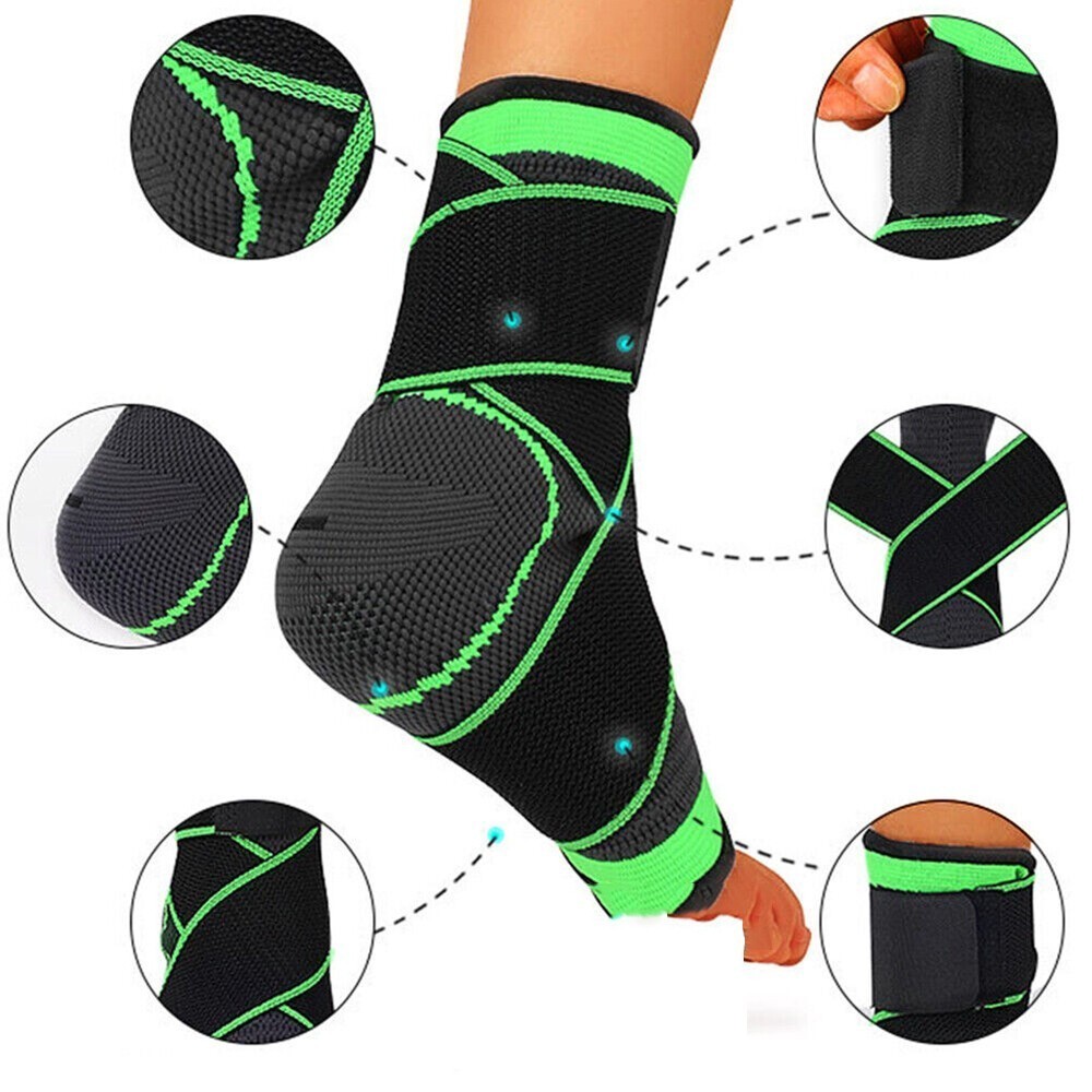 1pc Adjustable Compression Ankle Brace for Sports, Running, Exercise, Foot Care