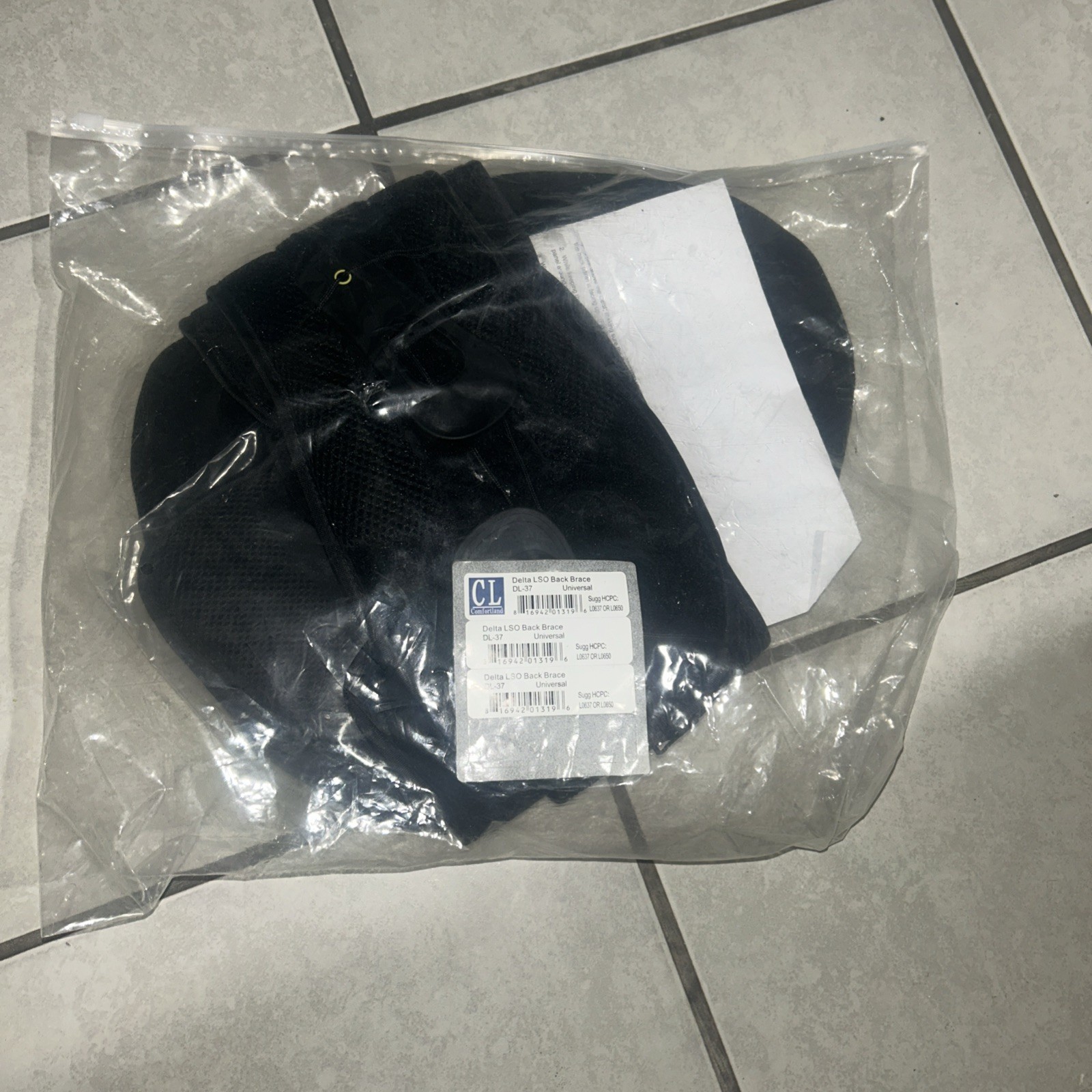 Comfortland Delta LSO Back Brace DL-37 Medical Grade Universal Size L0637 L0650