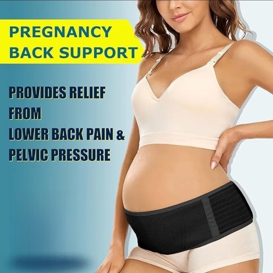Maternity Support Belt adjustable Black -New – No Tags