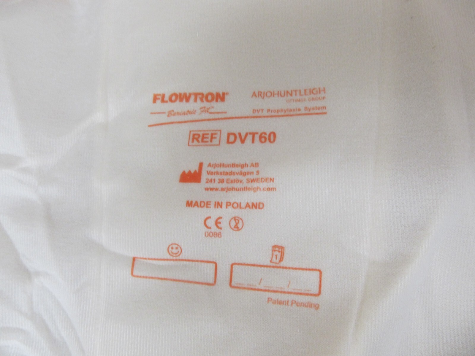 Lot of (1) ARJO Flowtron DVT60 Calf Garment *READ* Choose Quantity!