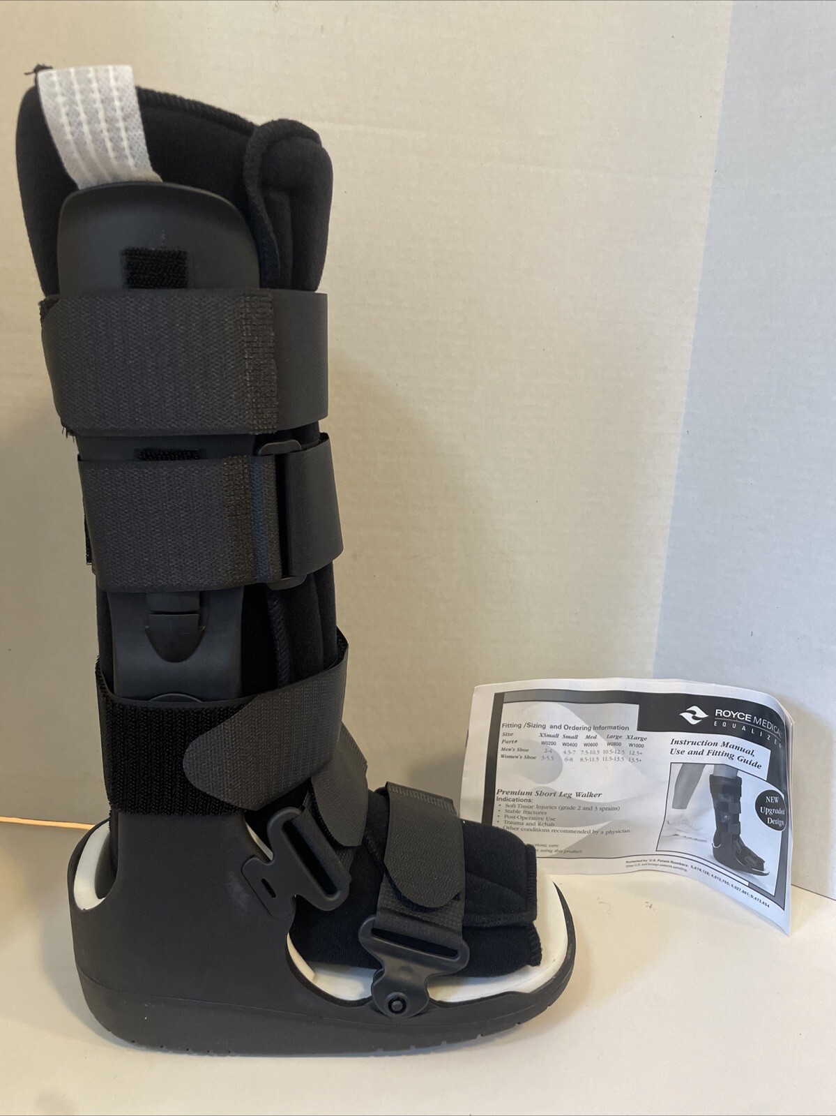 Royce Medical Walking Boot With Air, Size XS High calf