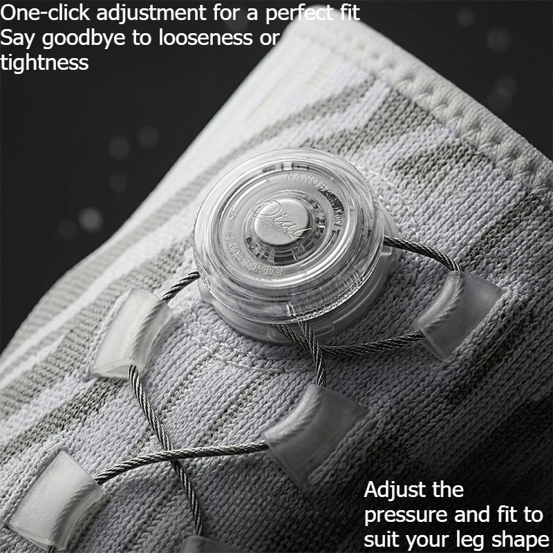 Adjustable Knee Brace Meniscus Joint Support Compression Sleeve Unisex Sports