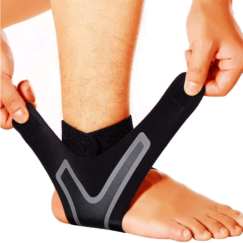 Compression Ankle Brace Support Sleeve Plantar Fasciitis Pain Relief Foot Wrap