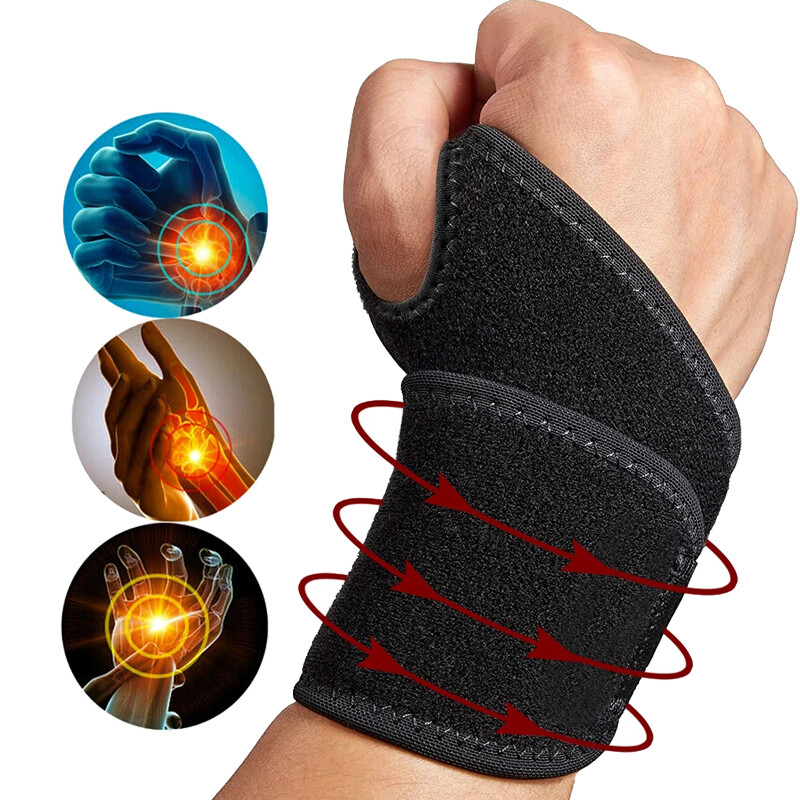 Adjustable Wristband Carpal Tunnel Brace Wrist Support Tendonitis Pain Relief US