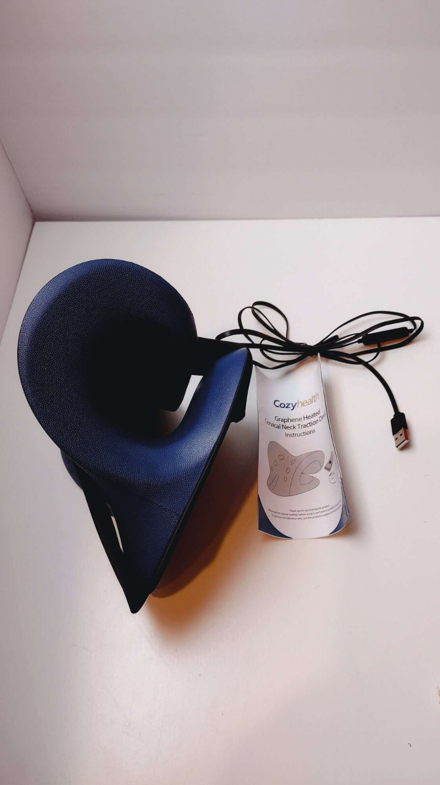 Neck Stretcher for Neck Pain Relief Heated Cervical Traction Device Pillow