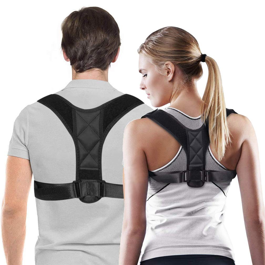 Back Posture Corrector for Men and Women, Adjustable Brace Strap, XL