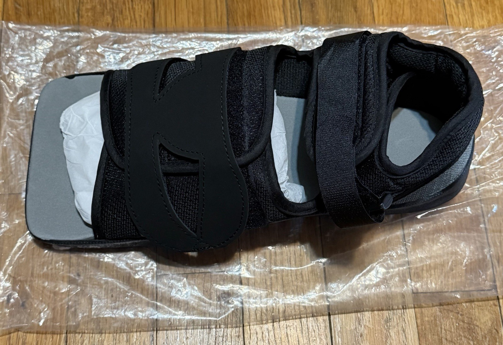 United Ortho Adjustable Post-Op Open Square Toe Shoe Men’s Size Large Black