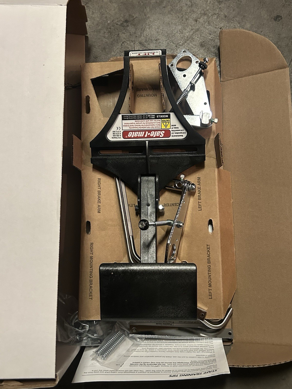Safe-T Mate Wheelchair Anti-Rollback Device For 22″-24″ Widths, NEW!!!