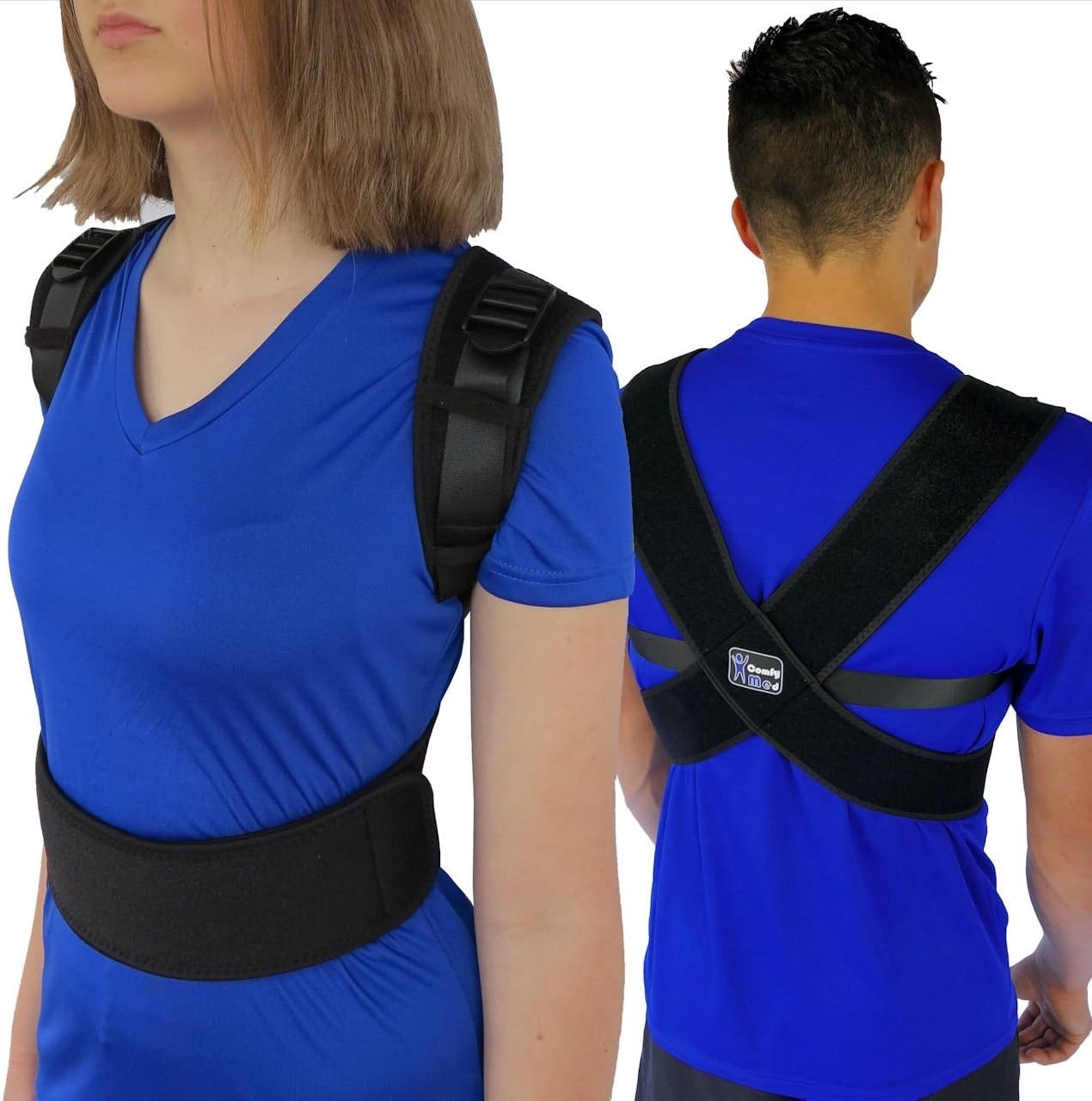 Comfortable Posture Corrector for Men Women, Shoulder Alignment, Back Support