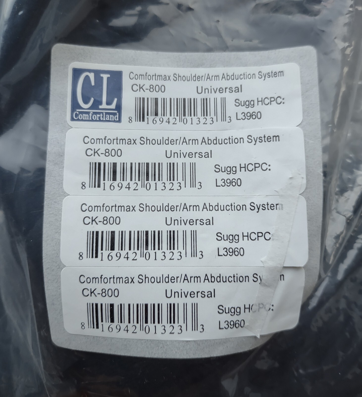 Shoulder Arm Abduction Brace Sling Comfortland CK-800 w/ Small Immobilizer