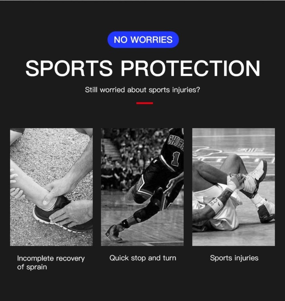 Ankle Support Brace, Adjustable Compression Ankle Braces for Sports Protection