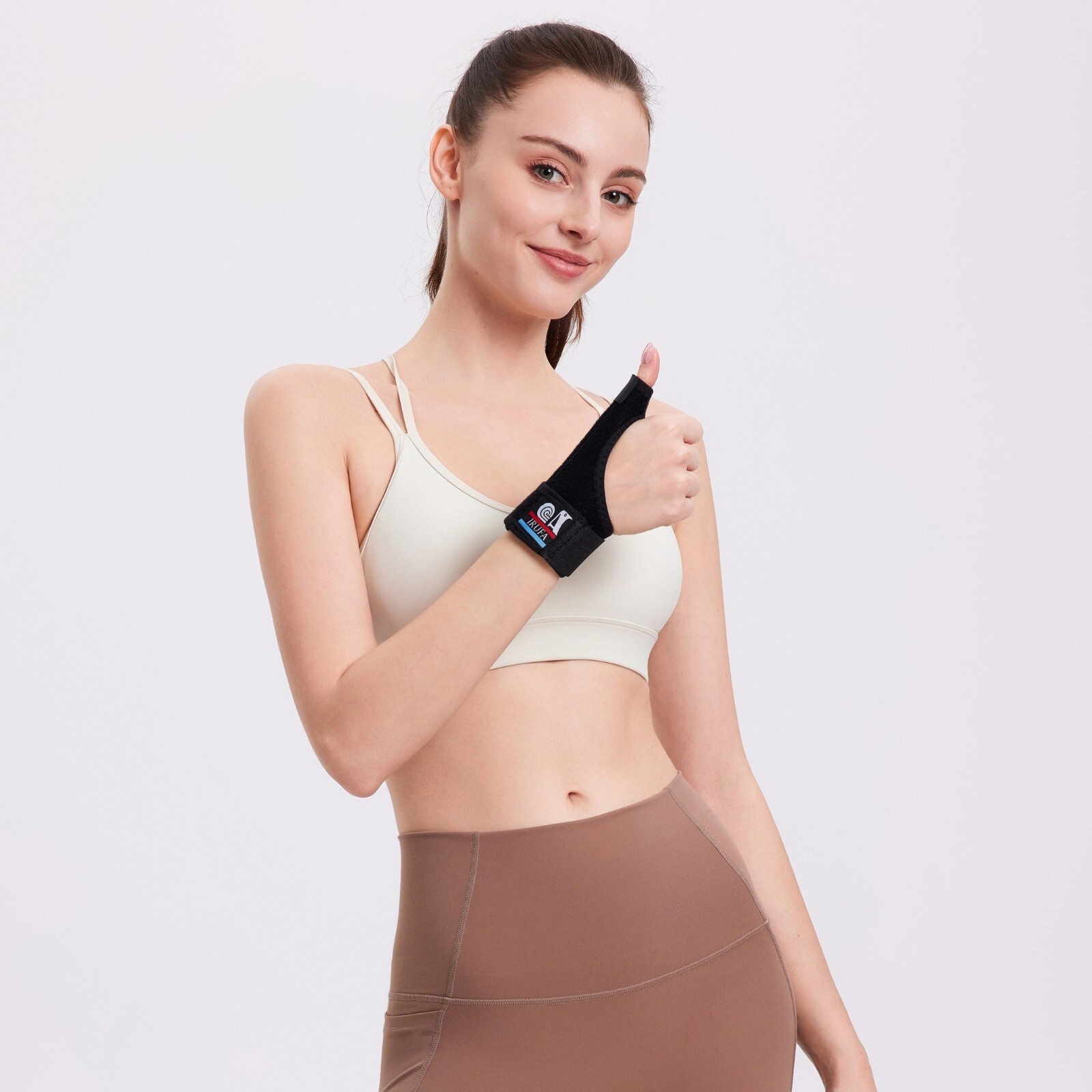 IRUFA, Spacer Fabric CMC Thumb Splint Brace Splint Support Wrap Spica