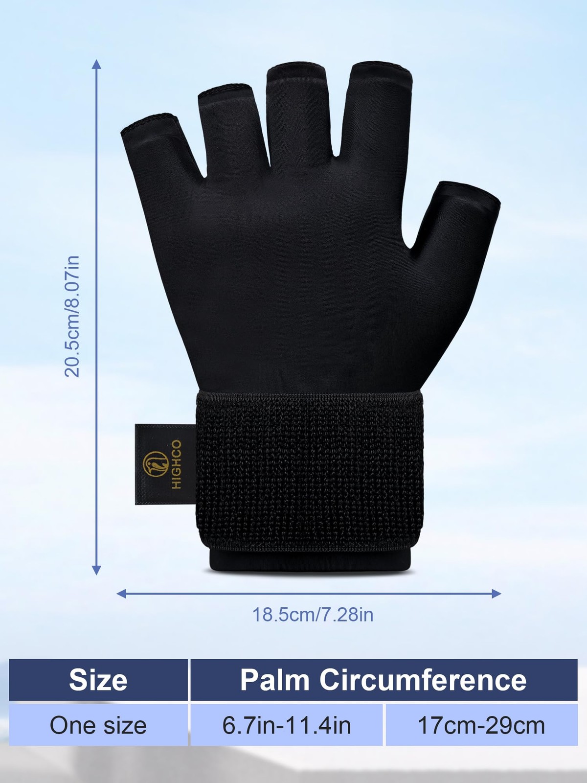 Compression Hand Ice Pack Glove for Arthritis Pain Relief,Adjustable Wrist St…