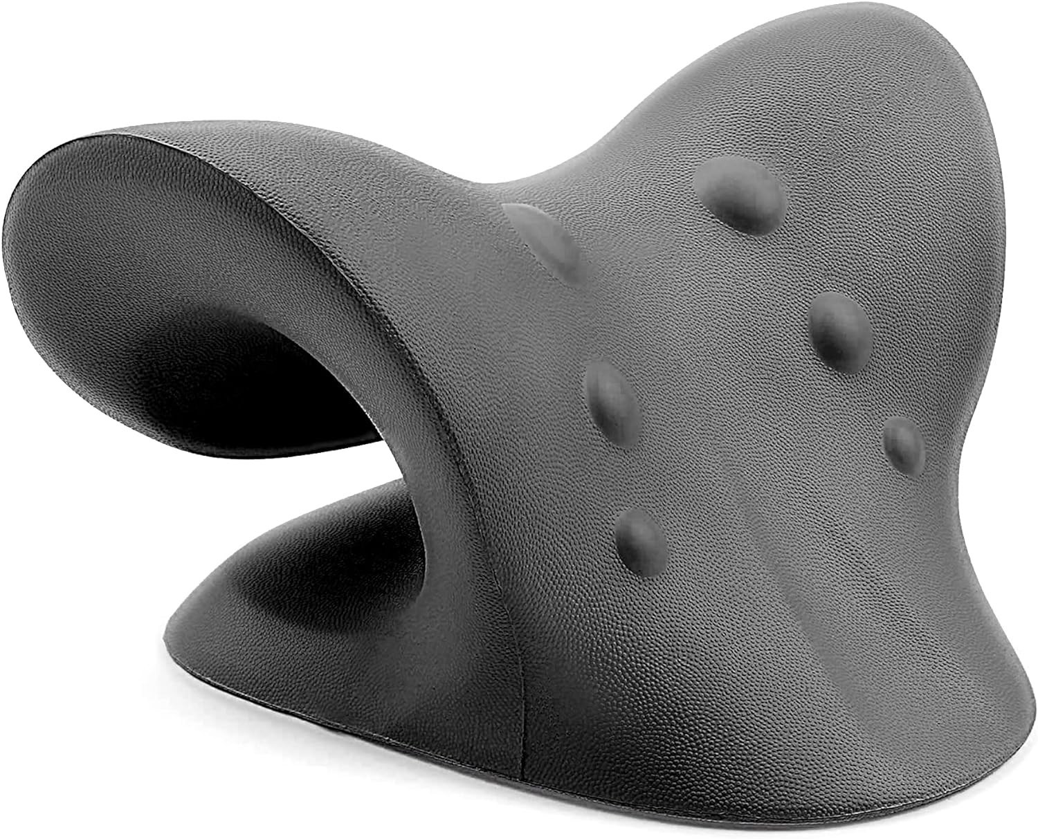 Black Cervical Neck Relaxer & Traction Device for Pain Relief