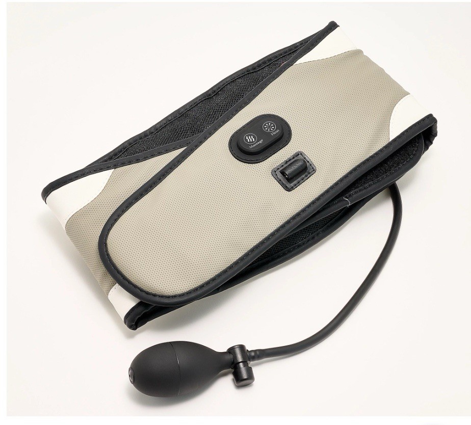 BACKOSAGE Cordless Inflatable Decompression Back Massage Belt Hot Cold Air NIB