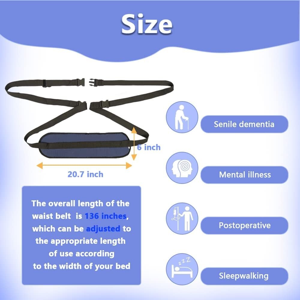 Bed Restraints for Elderly Dementia Patients Medical Restraints Straps Senior…
