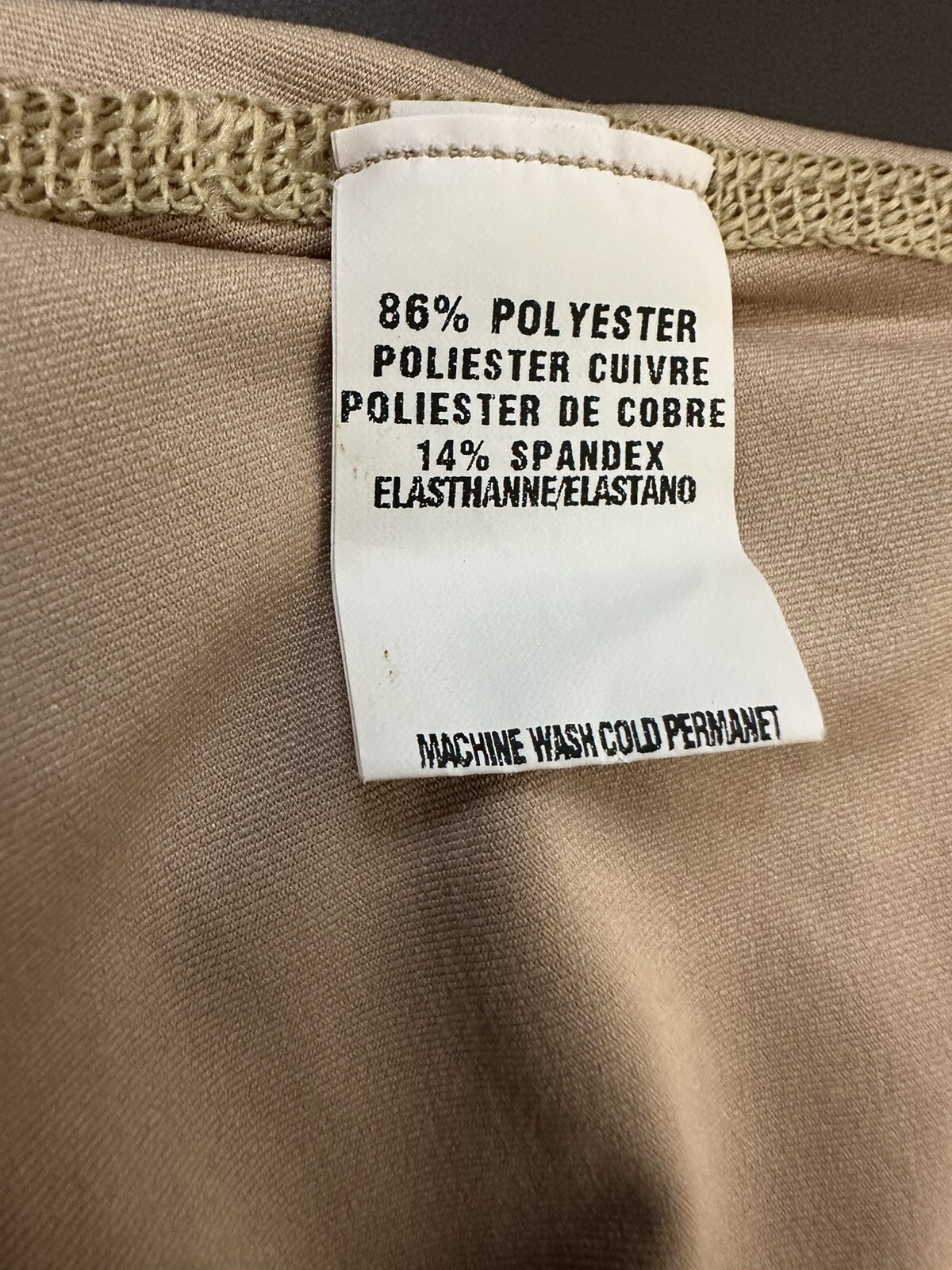 NWOT Tommy Copper Quad Compression Sleeve 3XL For Pain Relief Beige