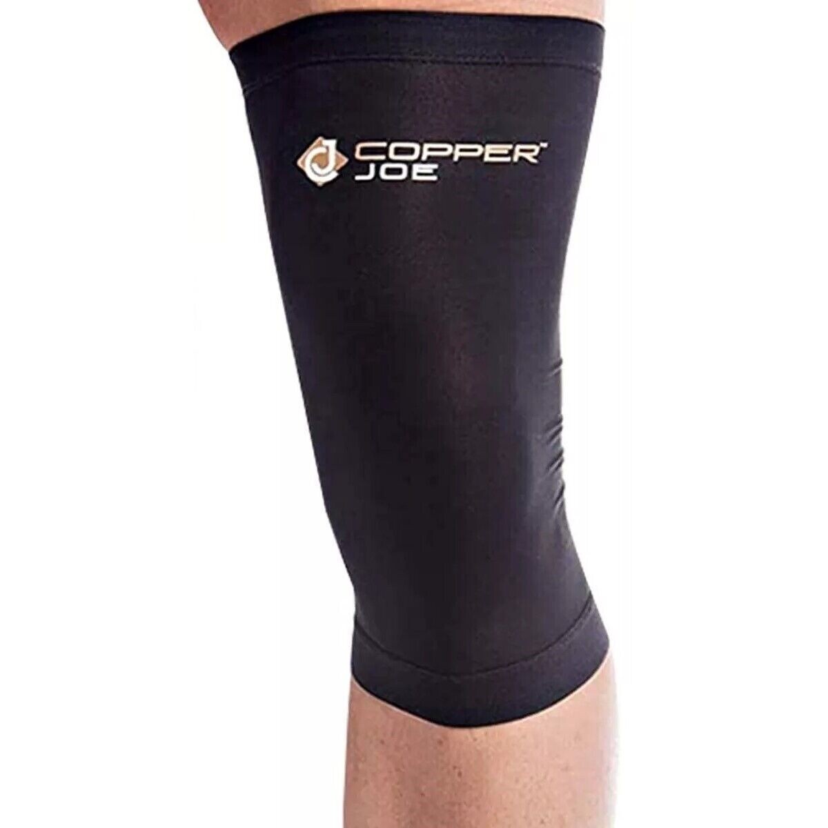 Copper Joe Knee Compression Sleeve, Copper Infused Knee Brace Sleeve Size Small