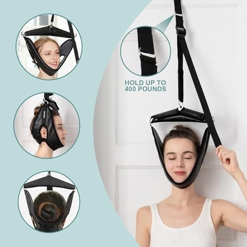 Neck Stretcher Cervical Traction Device Over the Door Home Use Portable