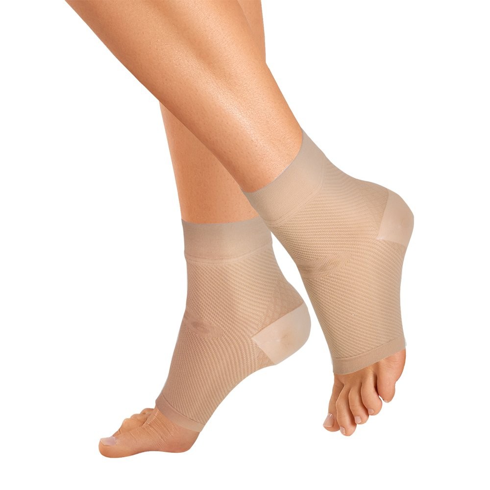 FS6 Compression Foot Sleeves for Women & Men, Helps Plantar Fasciitis , Heel …