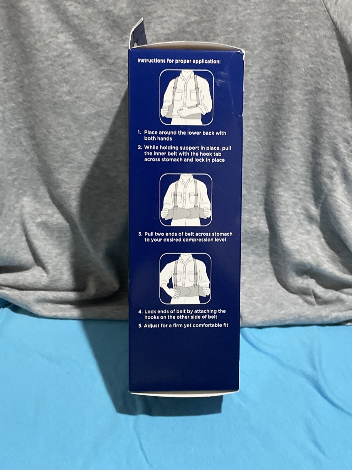 Walgreens Back Work Belt w/Adjustable Suspenders Advanced Support 1 Size
