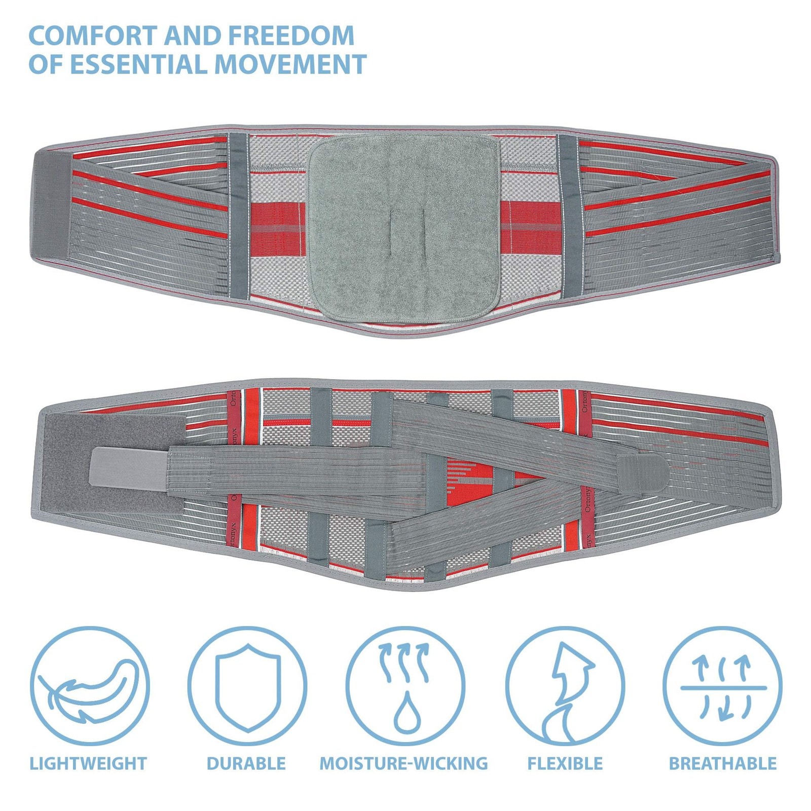 Back Brace With Lumbar Support Pad – Medical Grade Lumbosacral Belt for Men a…