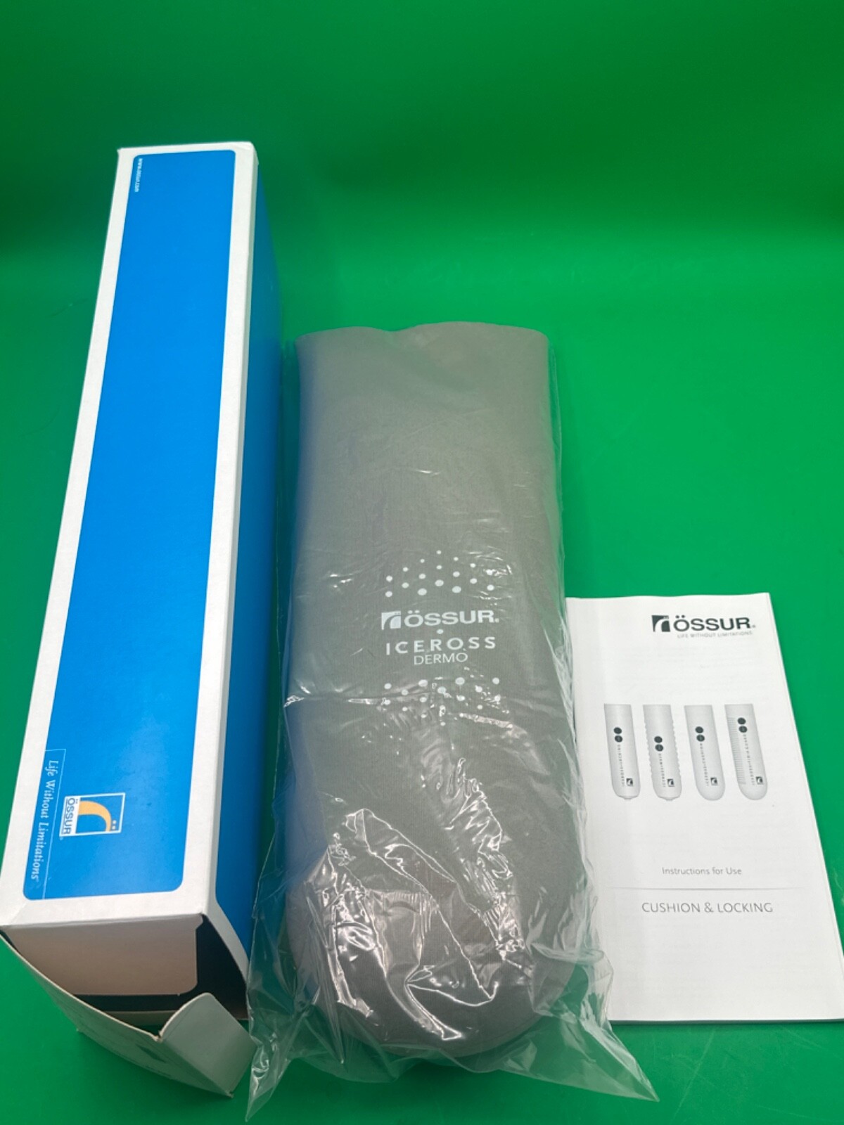 Ossur Dermo cushion prosthetic liner. 3mm profile, size 30cm. New