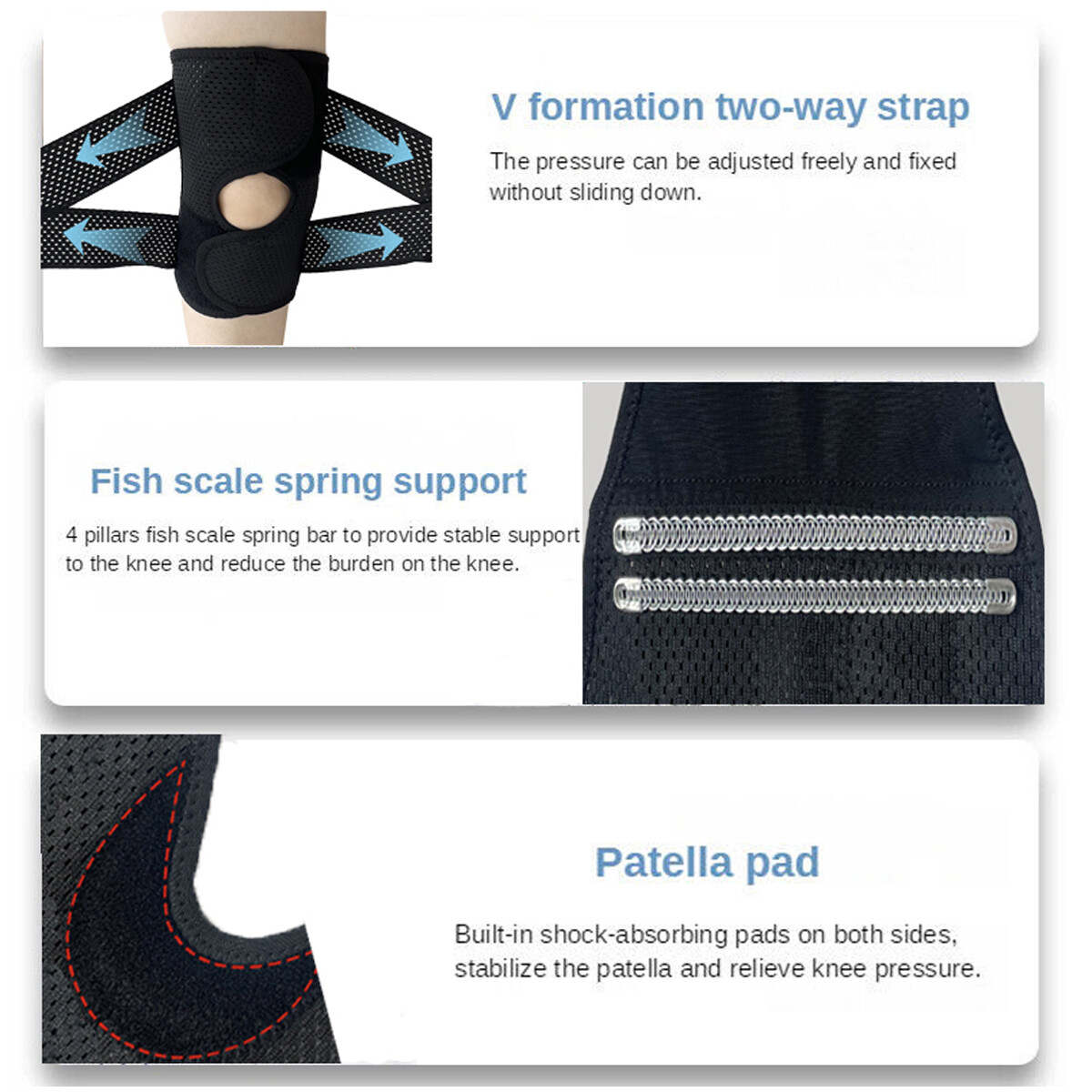 Knee Sleeves Meniscu Brace Support Sport Joint Injury Tear Pain Arthritis Unisex