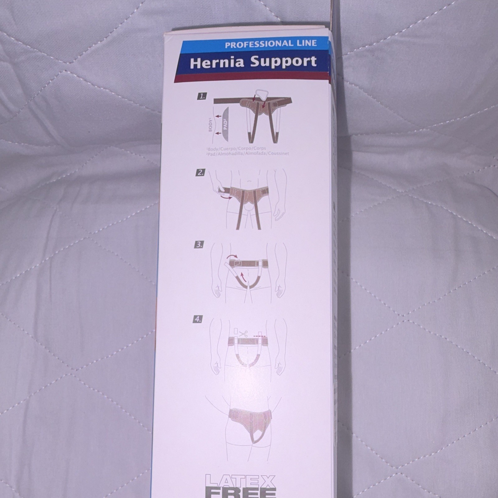 Actimove Hernia Support Belt, Professional Line, Groin, S, Beige 74559-10