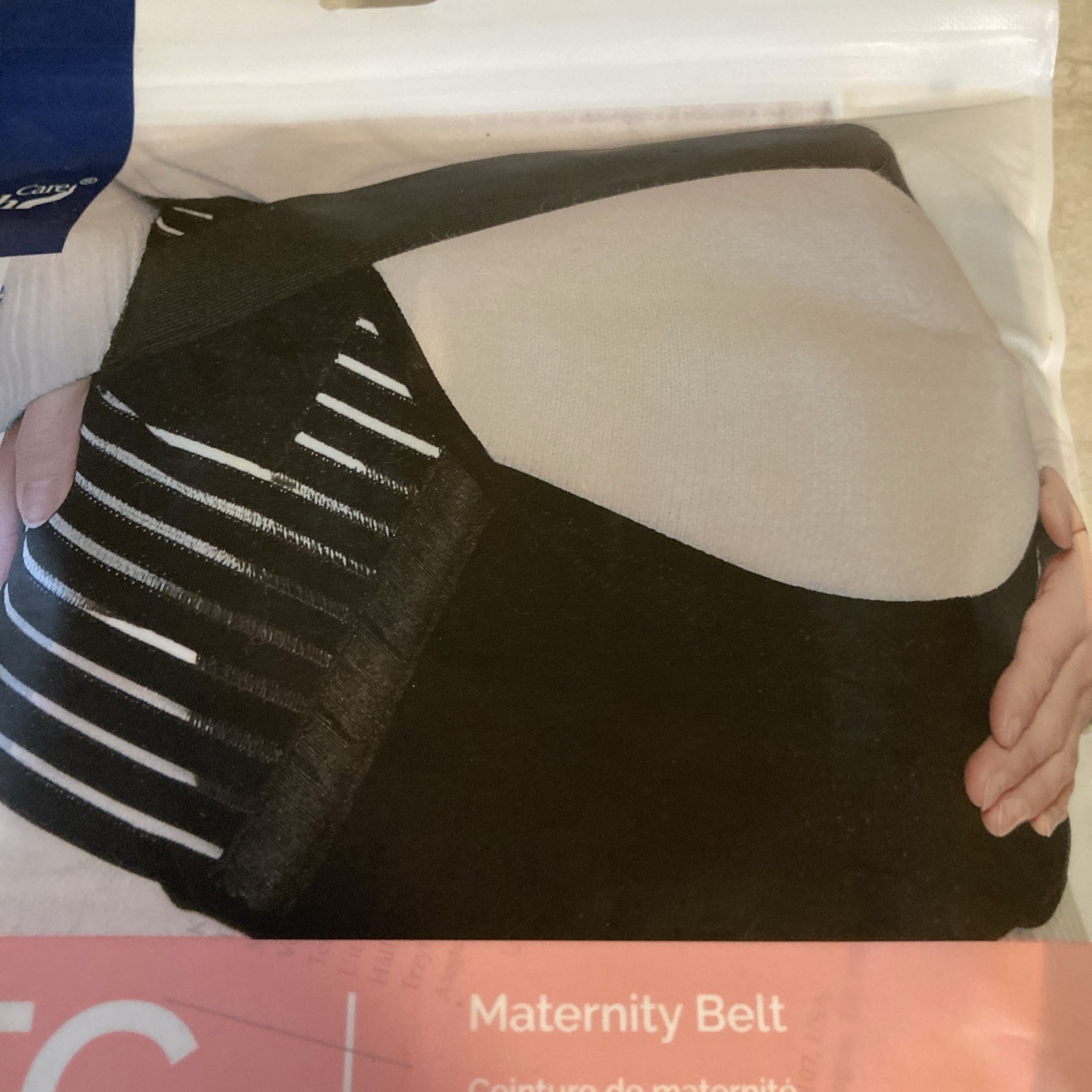 Neo Tech Care NTC T007 Maternity Support Belt Belly Band Black Size XL NEW
