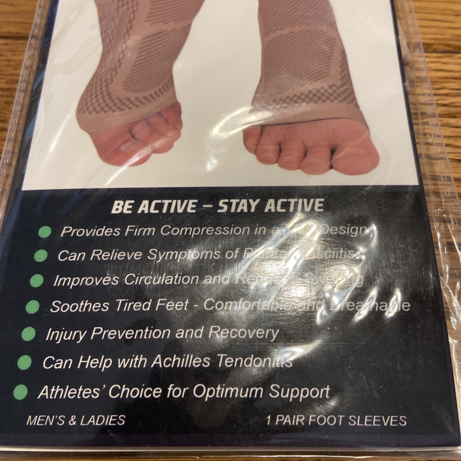 TechWare Pro Black L/XL Compression Ankle/Foot Sleeve Relief of Foot Conditions