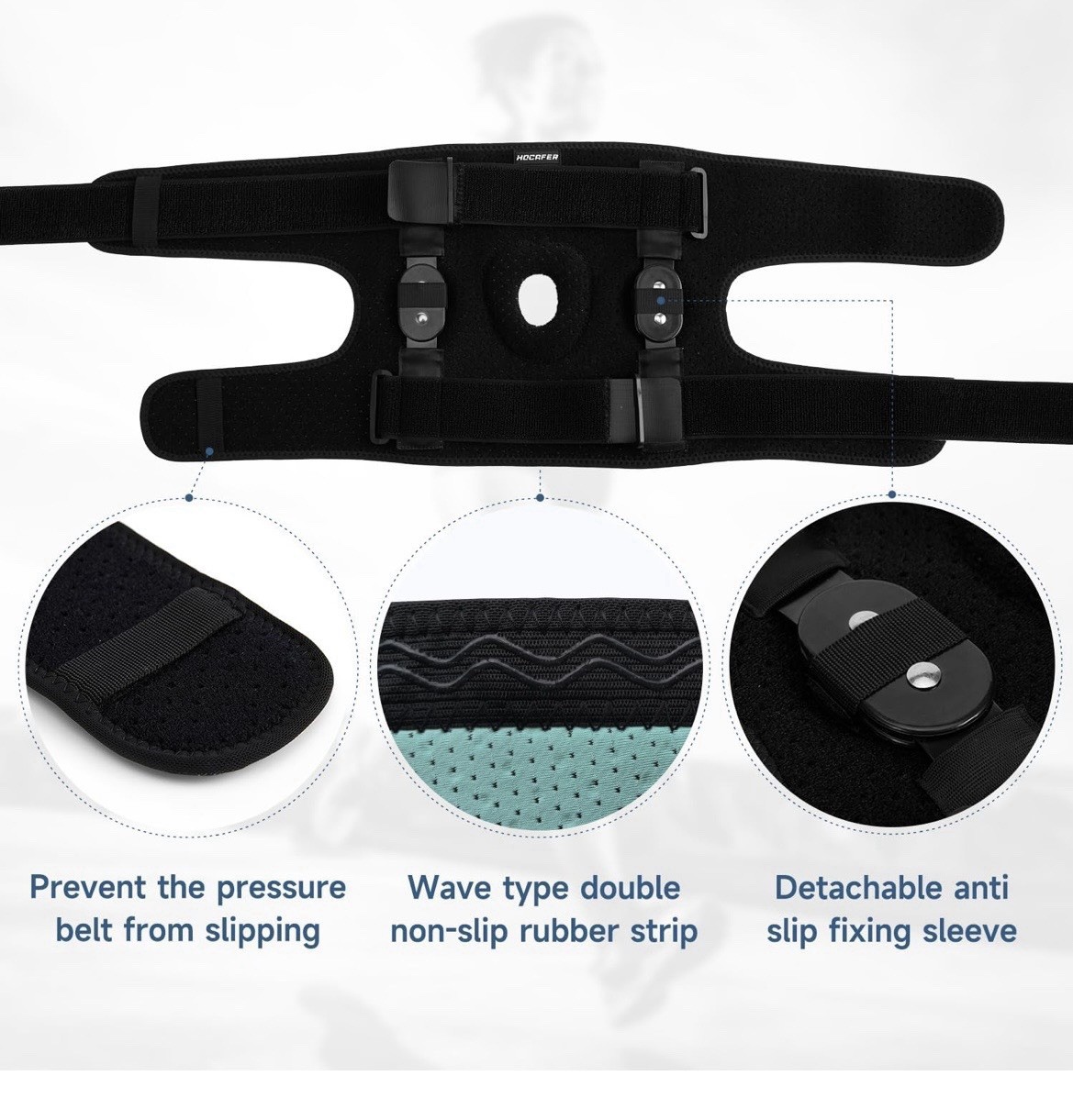 Decompression Knee Brace Stable Support of The Knee Pain Relief Plus Size XL-8XL