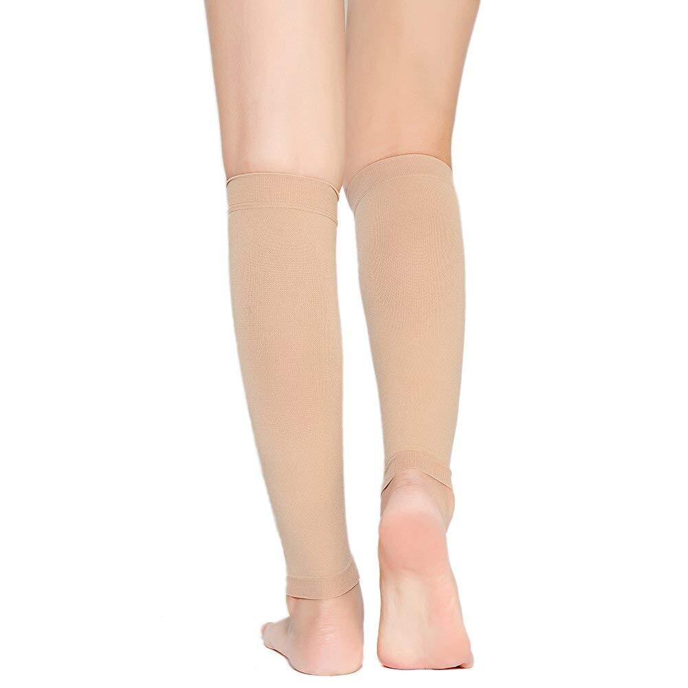 ® Calf Compression Sleeve for Men & Women 1 Pair Footless Compression Socks 2…