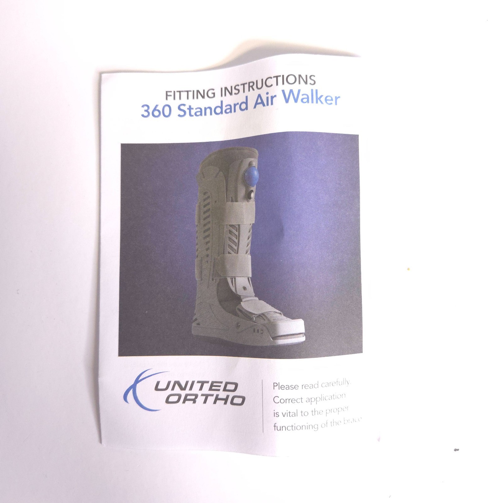 United Ortho 360 Air Walker Standard Fracture Boot, Small, Grey USA16103
