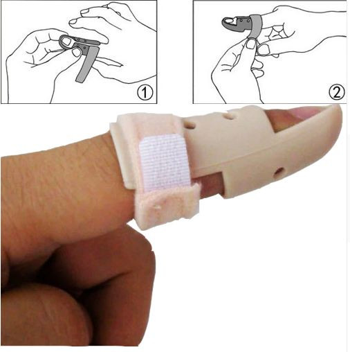 Mallet DIP Finger Support Brace Splint Joint Protection Injury Pain~Fast Ship