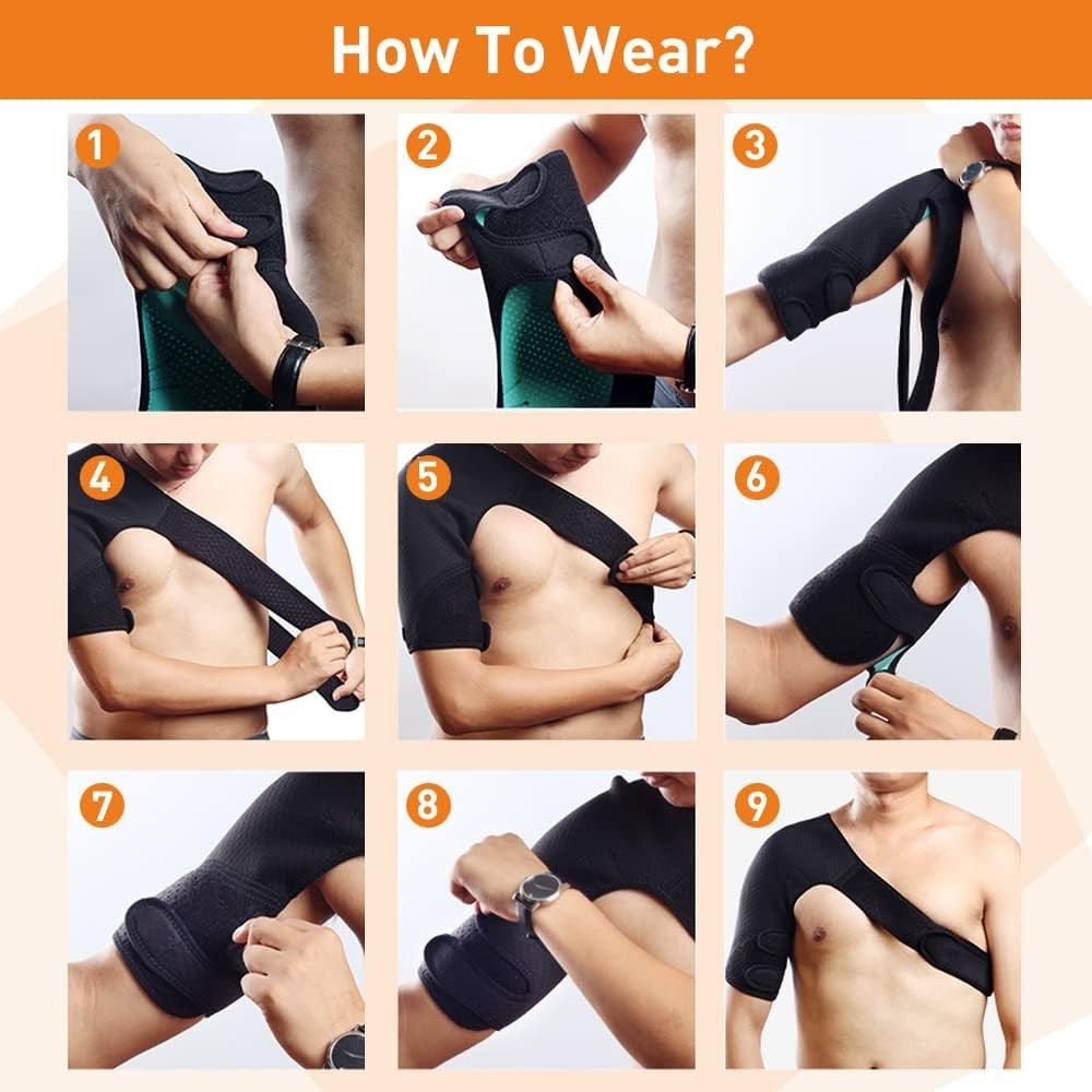 Adjustable Neoprene Shoulder Brace – Effective Support for Rotator Cuff Injuries