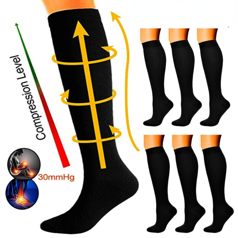 Sport Compression Socks Support Knee High for Men & Women Physixy-Gear Size S-XL