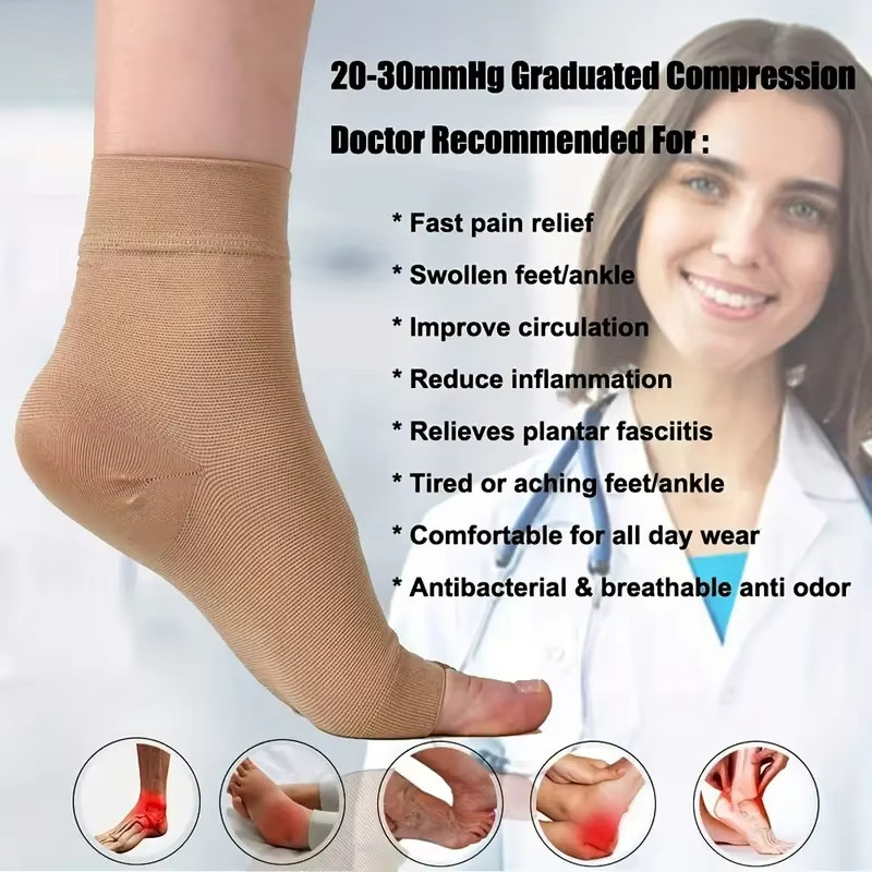 Compression Socks Foot Pain Relief Ankle Support Sleeve Brace Anti-sprain Ankle