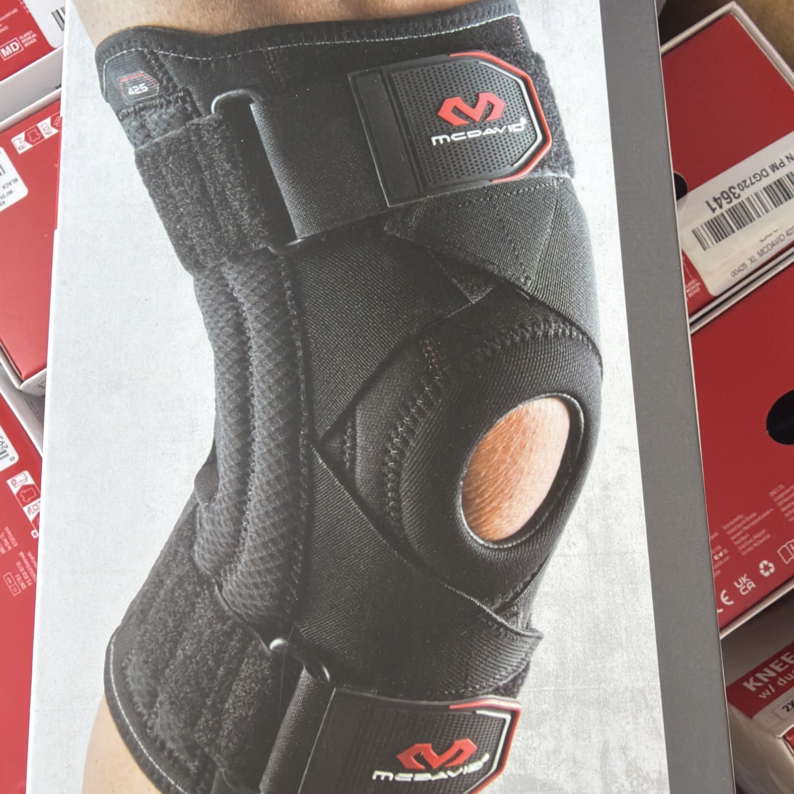 Mcdavid Level 2 Knee support stays & cross straps size medium 14-15”